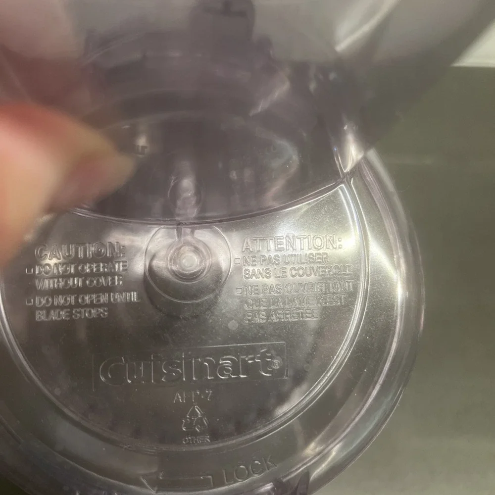 Cuisinart AFP-7 3 cup work bowl, lid